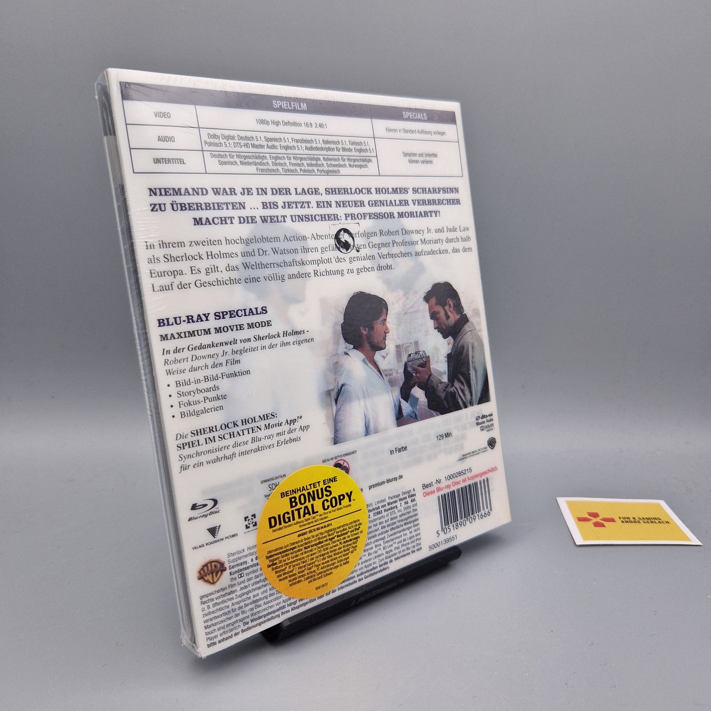 Blu-Ray Film: Sherlock Holmes: Spiel im Schatten Premium Collection Zustand: Neu