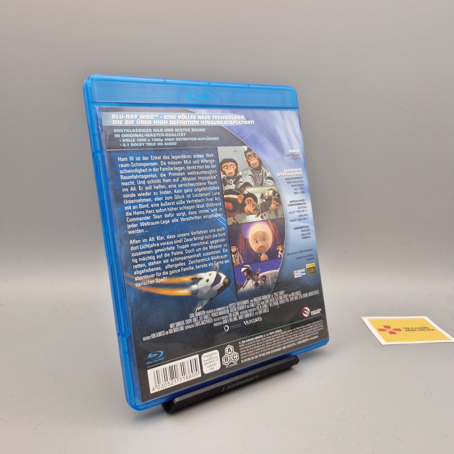 Blu-Ray Film: Space Chimps - Affen im All Zustand: Sehr Gut