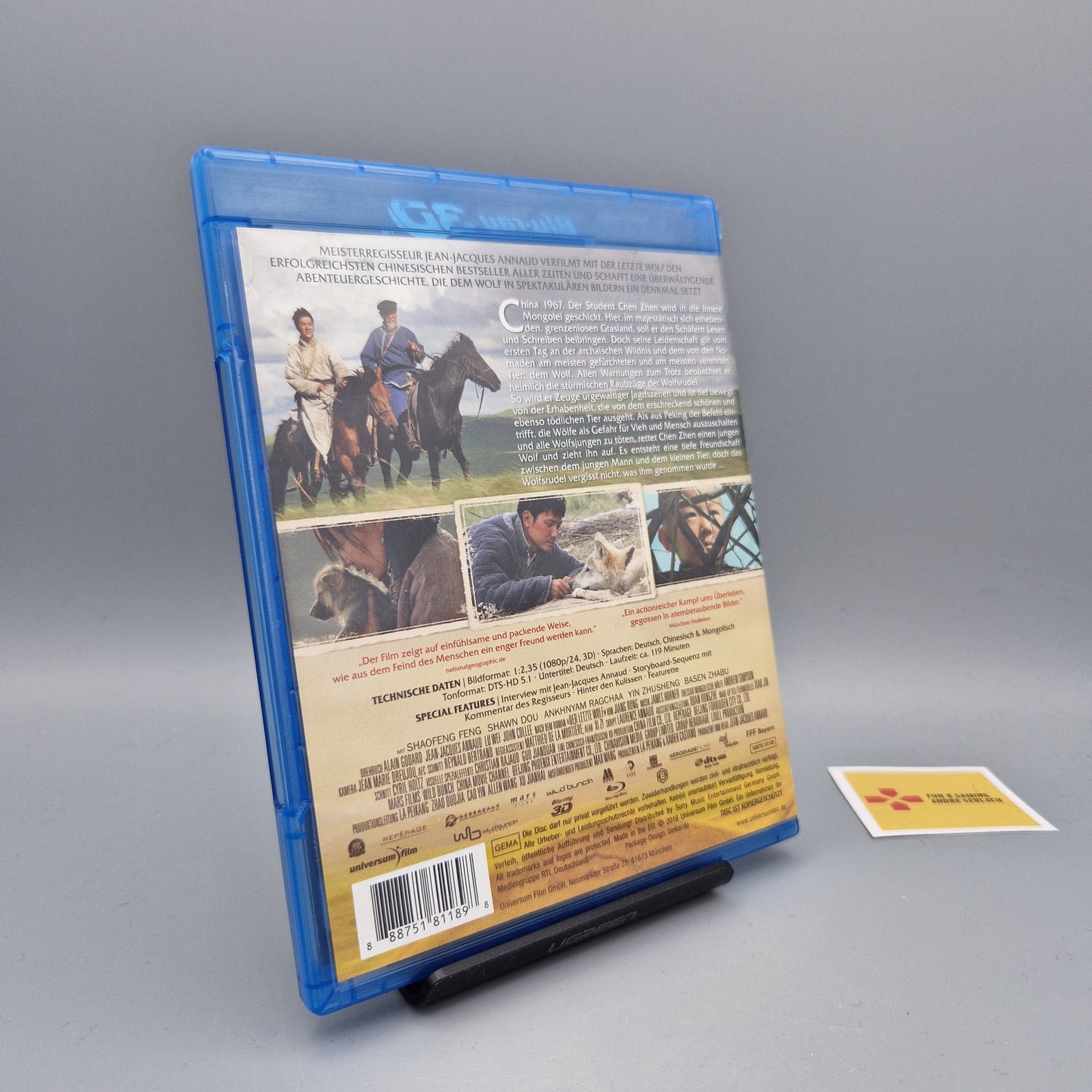 Blu-Ray Film: Der letzte Wolf 3D + 2D Zustand: Gut