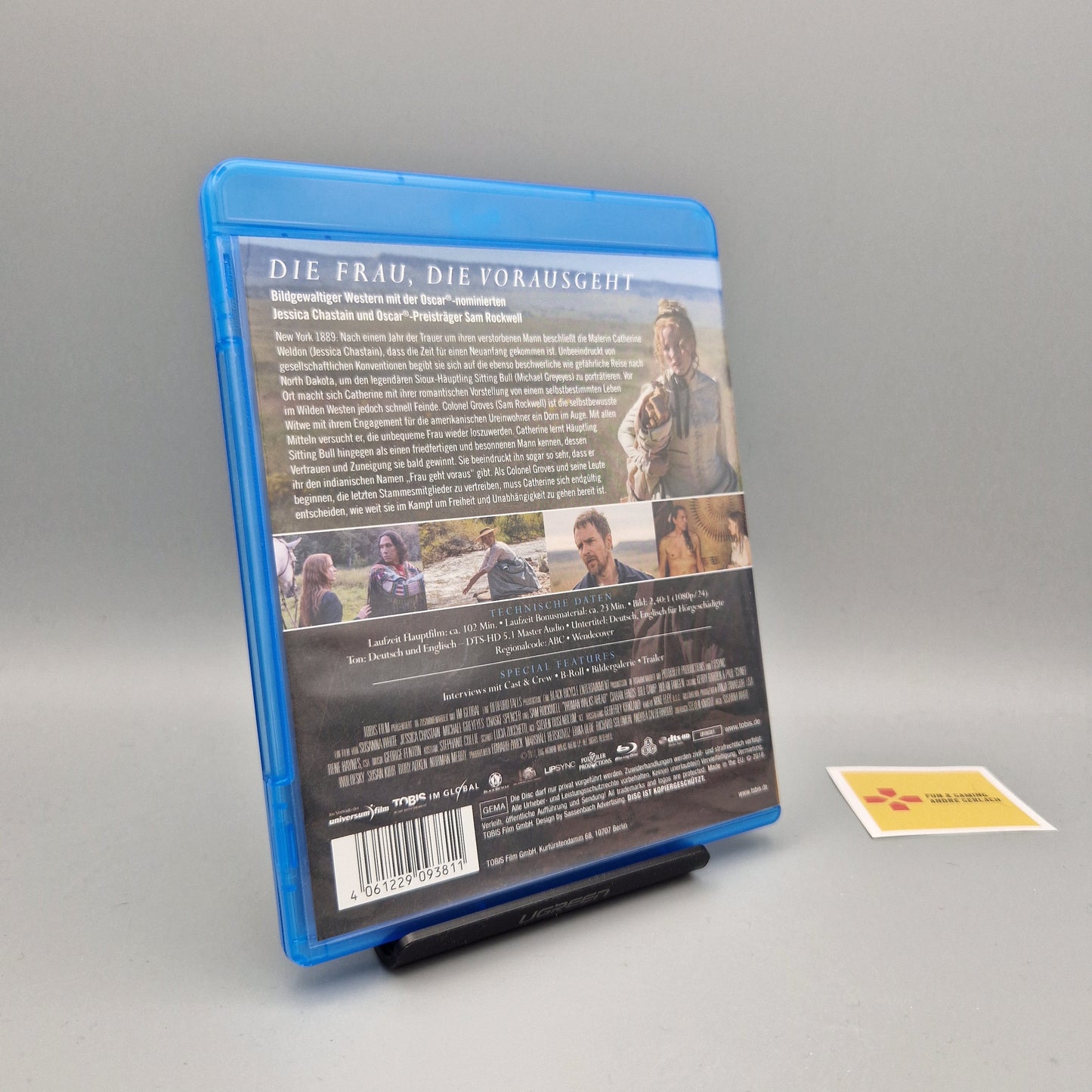 Blu-Ray Film: Die Frau, die vorausgeht mit Jessica Chastain Zustand: Sehr Gut