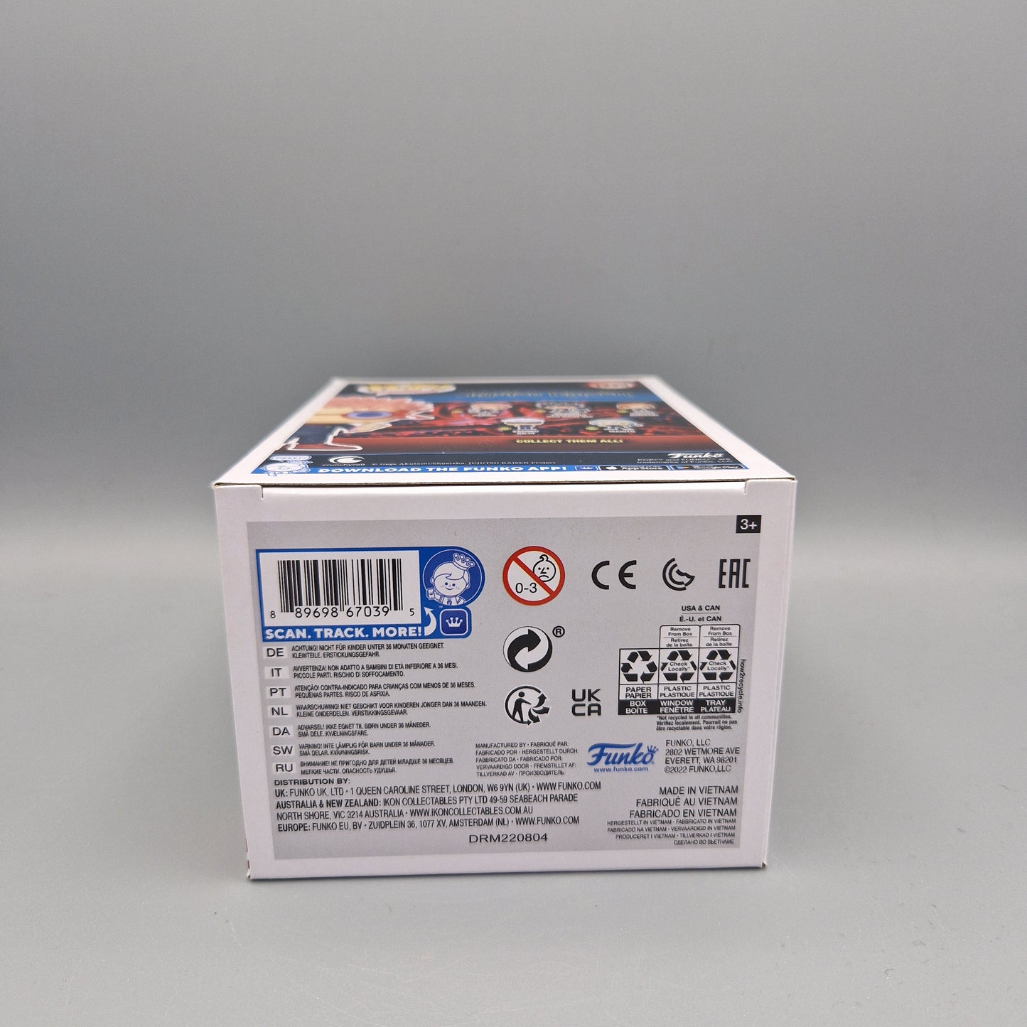 Funko Pop! Animation Jujutsu Kaisen #1225 Yuji Itadori 2022 Fall Convention Zustand: Sehr Gut
