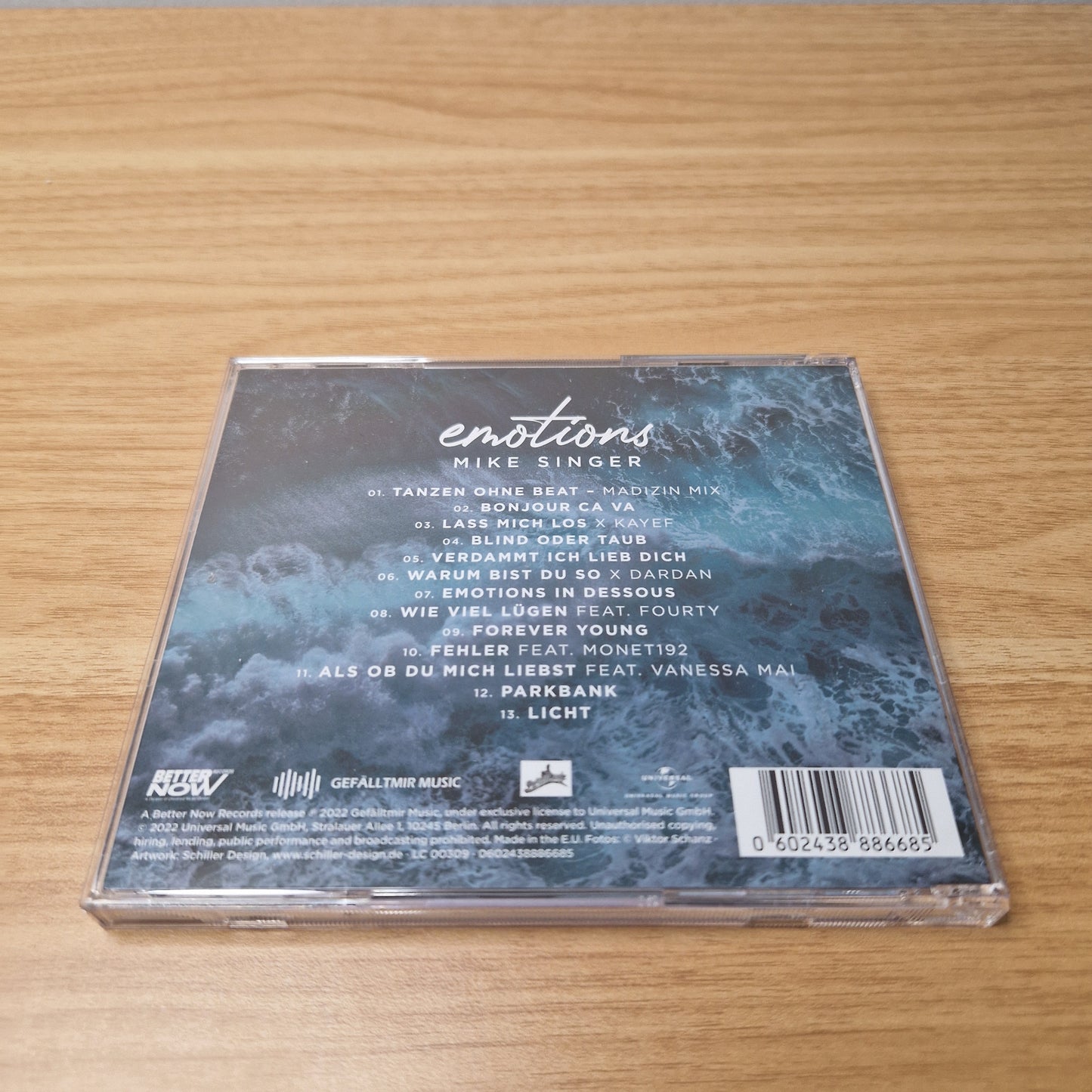 Mike Singer - Emotions	Album-CD Zustand: Gut