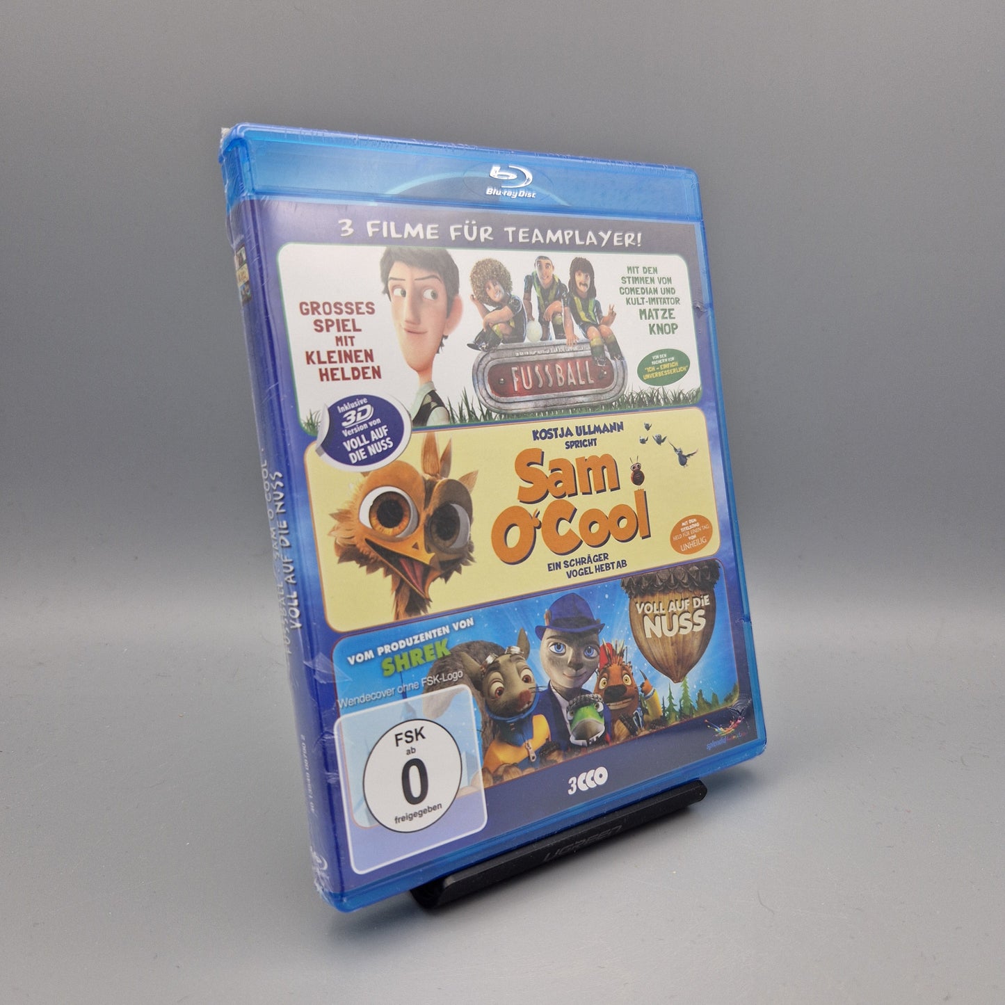 Blu-Ray 3-Film-Set: Teamplayer-Box: Fußball,Sam O'Cool und Voll auf die Nuss