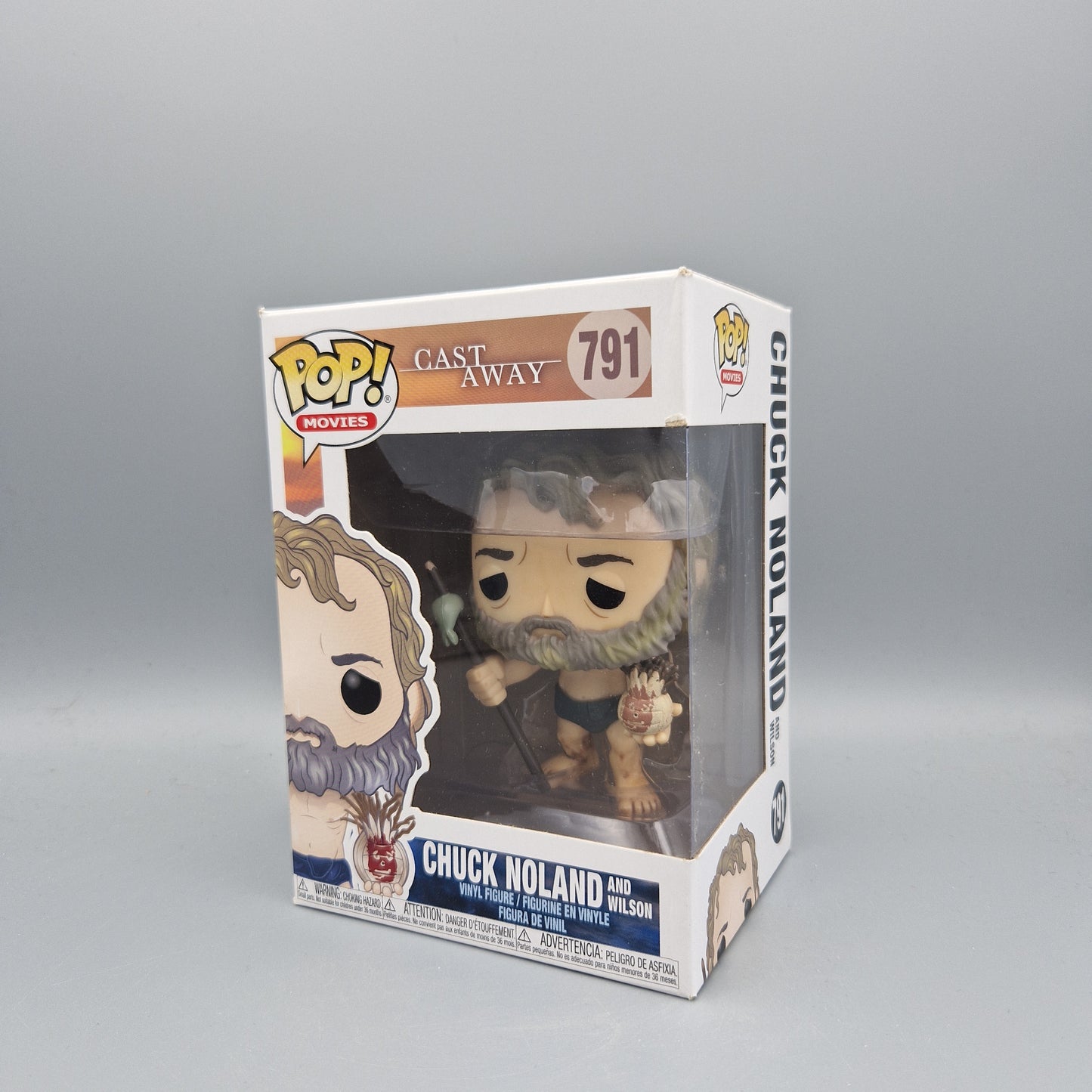 Funko Pop! Movies Cast Away #791 Chuck Noland and Wilson Zustand: Gut