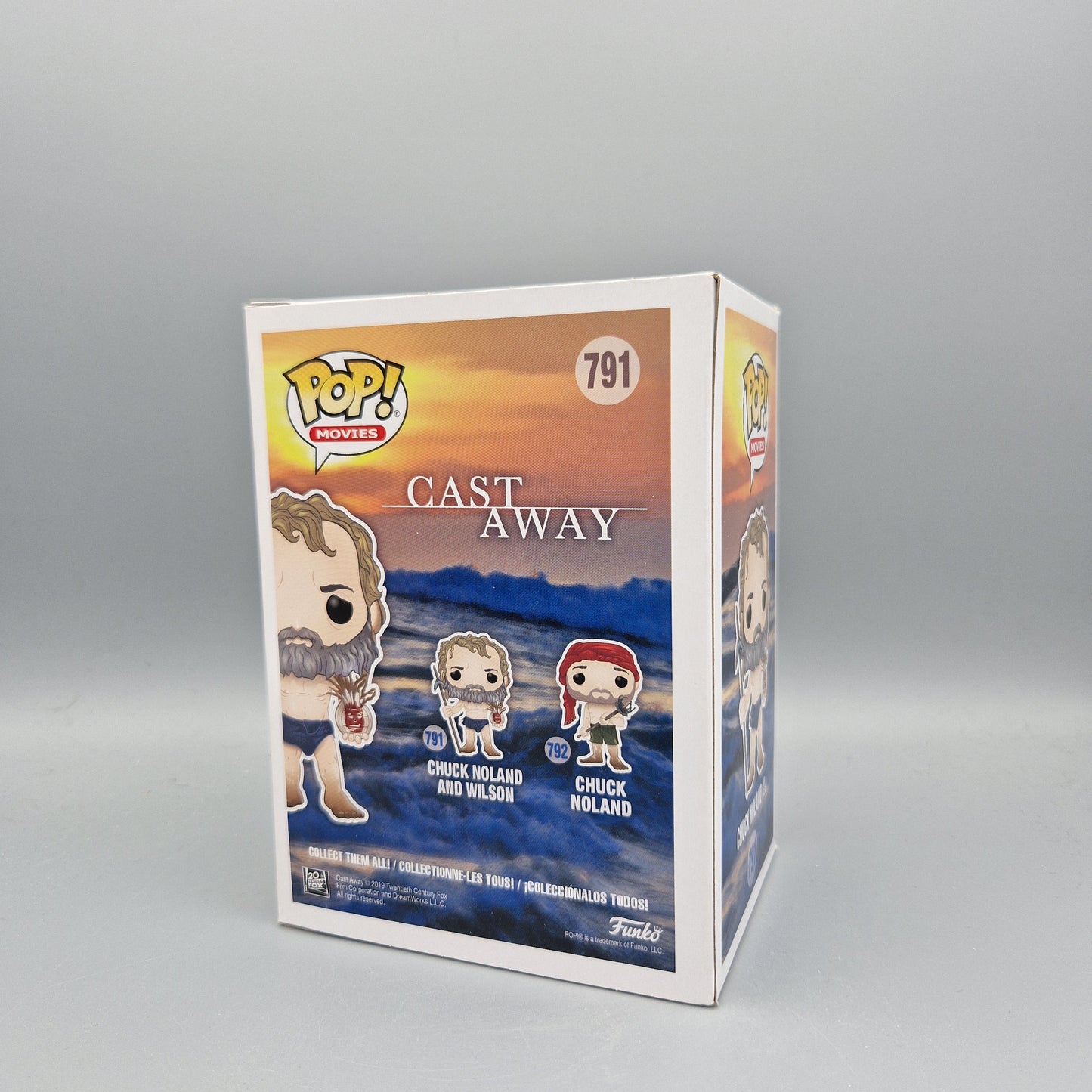 Funko Pop! Movies Cast Away #791 Chuck Noland and Wilson Zustand: Gut