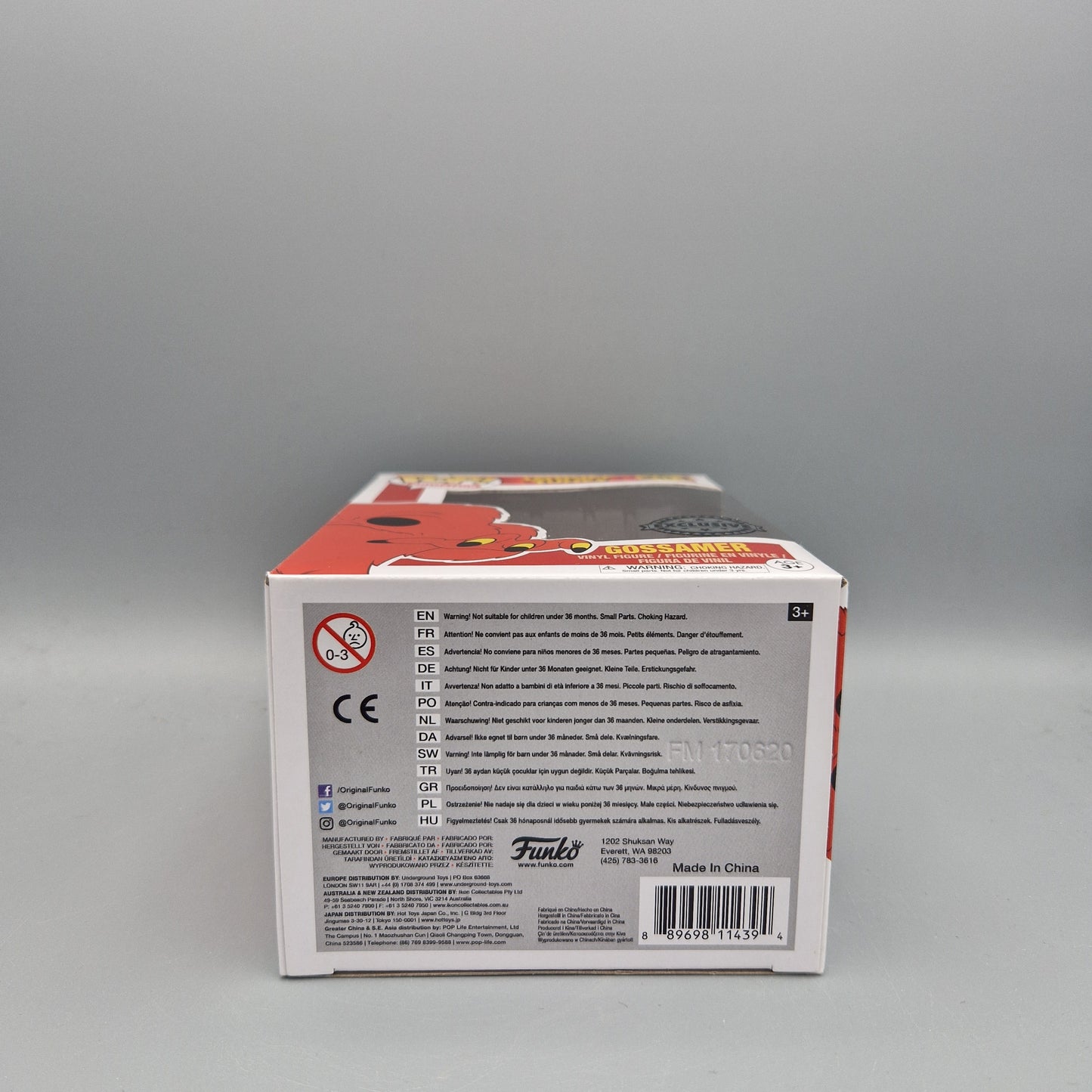 Funko Pop! Animation Looney Tunes #263 Gossamer Exclusive