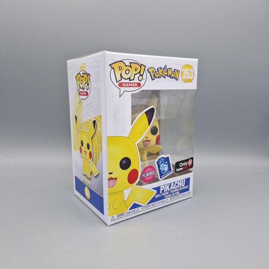 Funko Pop! Games Pokémon	#353	Pikachu	Flocked	Funko Club Exclusive
