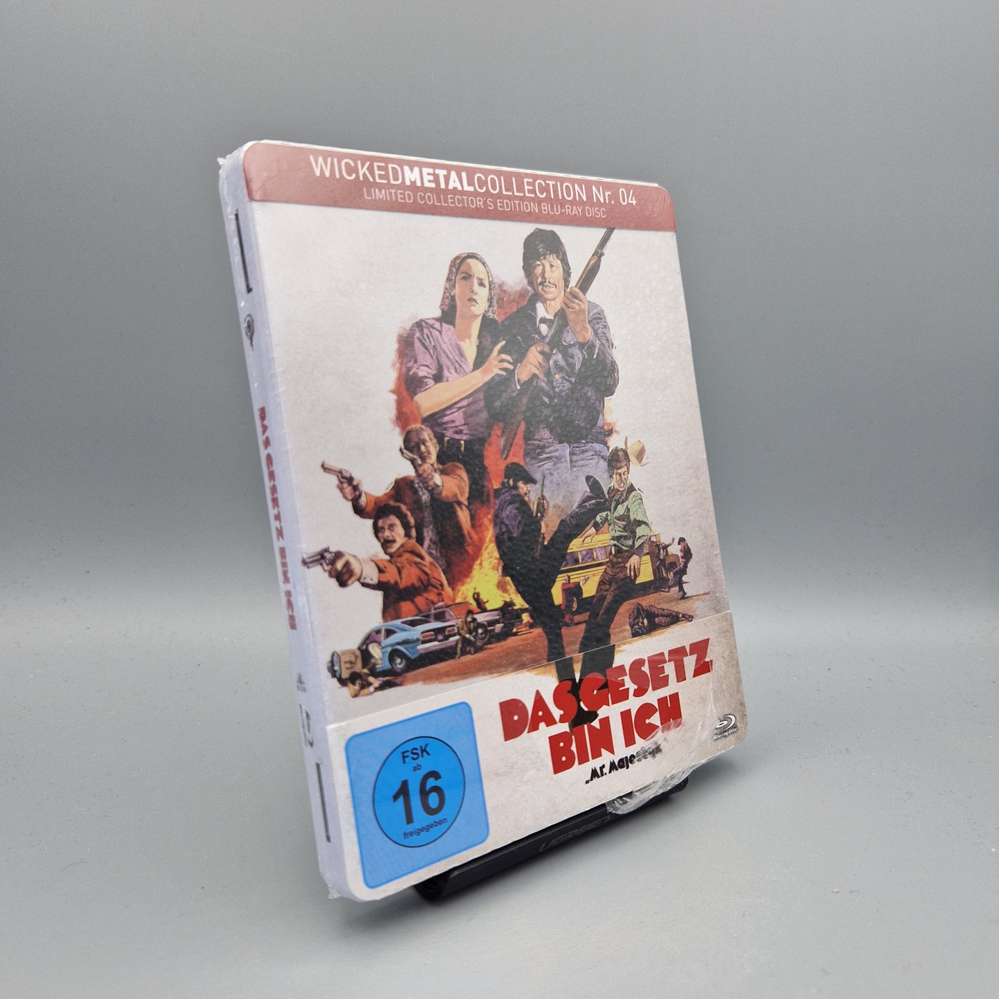 Blu-Ray Film: Das Gesetz bin ich Steelbook Nr. 194 von 500 - Folie leicht beschädigt