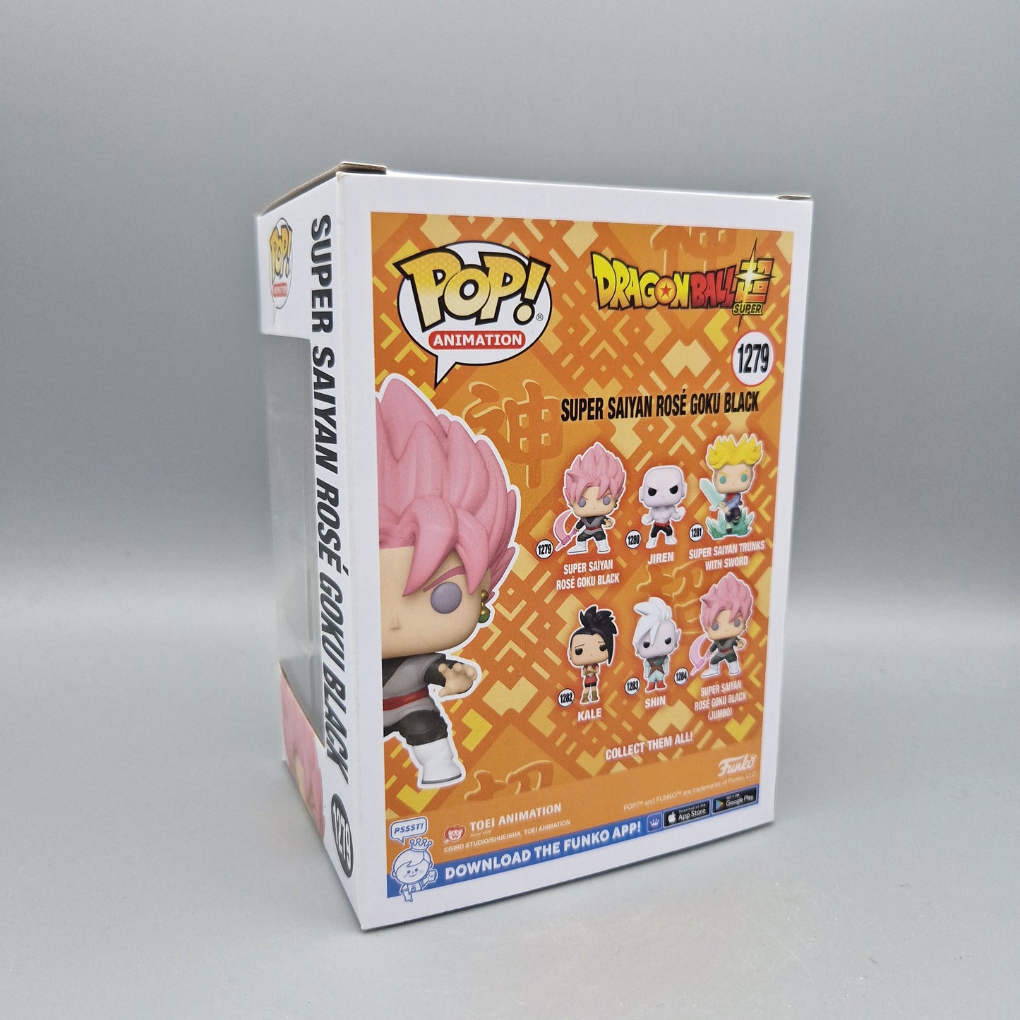 Funko Pop! Animation Dragonball Super #1279 Super Saiyan Rosé Goku Black Special Edition Glows in the Dark