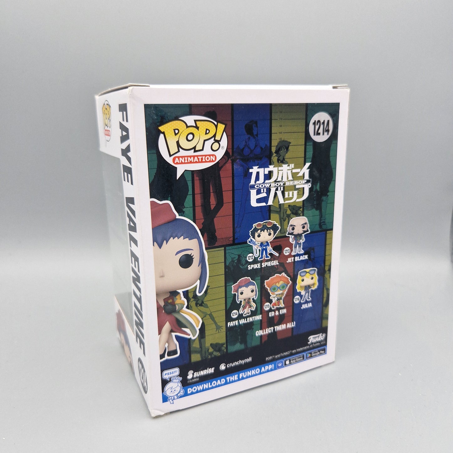 Funko Pop! Animation Cowboy Bebop #1214 Faye Valentine Zustand: Sehr Gut