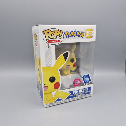 Funko Pop! Games	Pokémon	#353	Pikachu	Flocked	Funko Club Exclusive