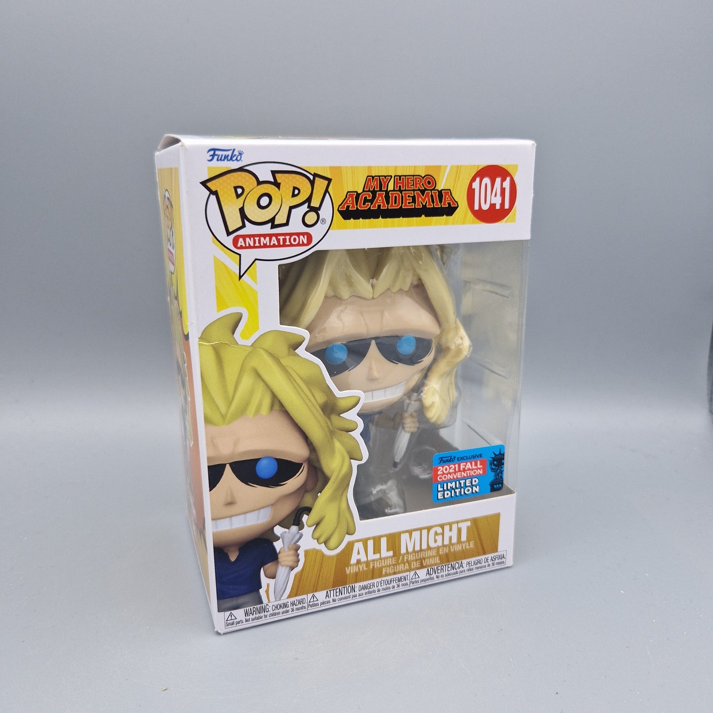 Funko Pop! Animation My Hero Academia #1041 All Might 2021 Fall Convention