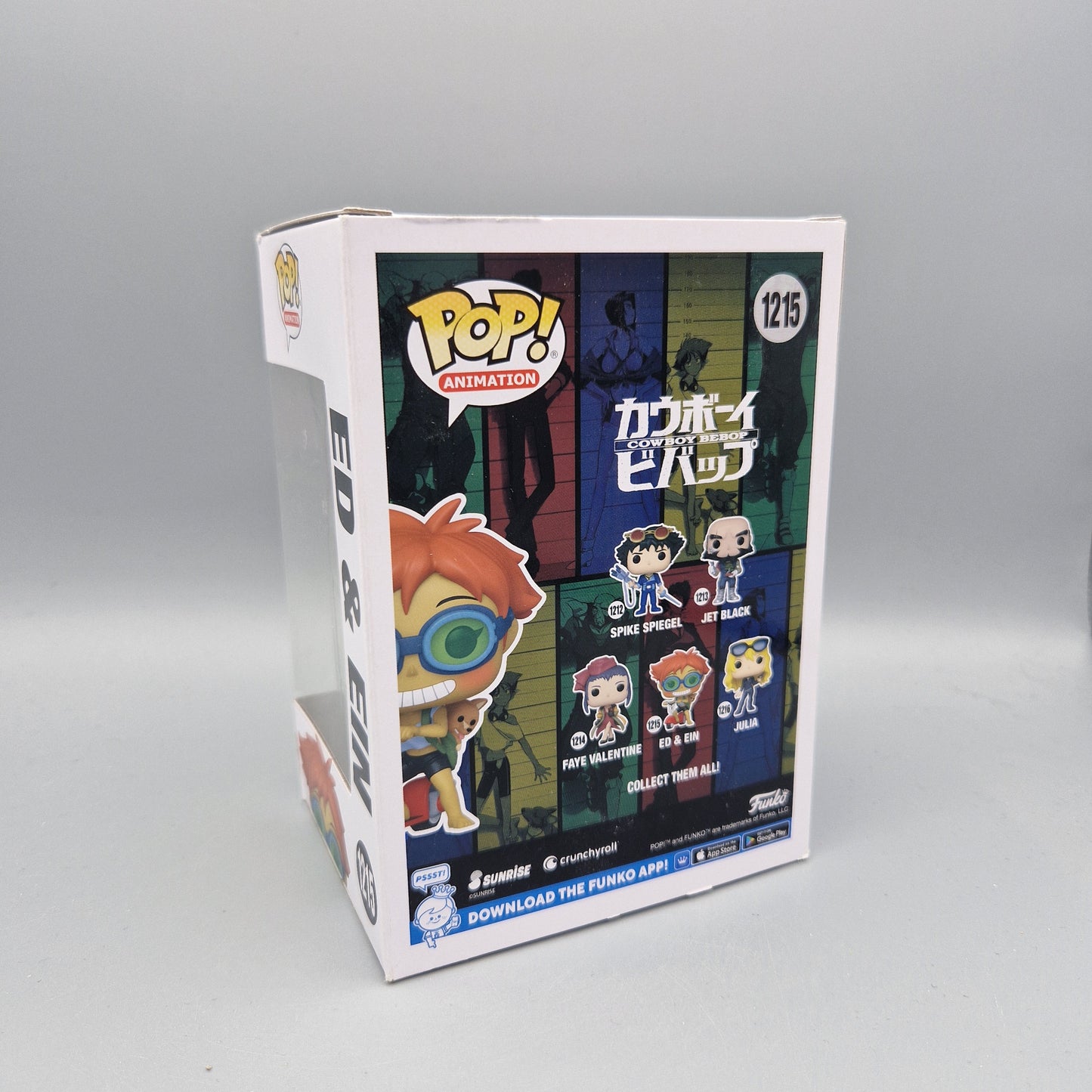 Funko Pop! Animation Cowboy Bebop #1215 Ed and Ein Zustand: Sehr Gut