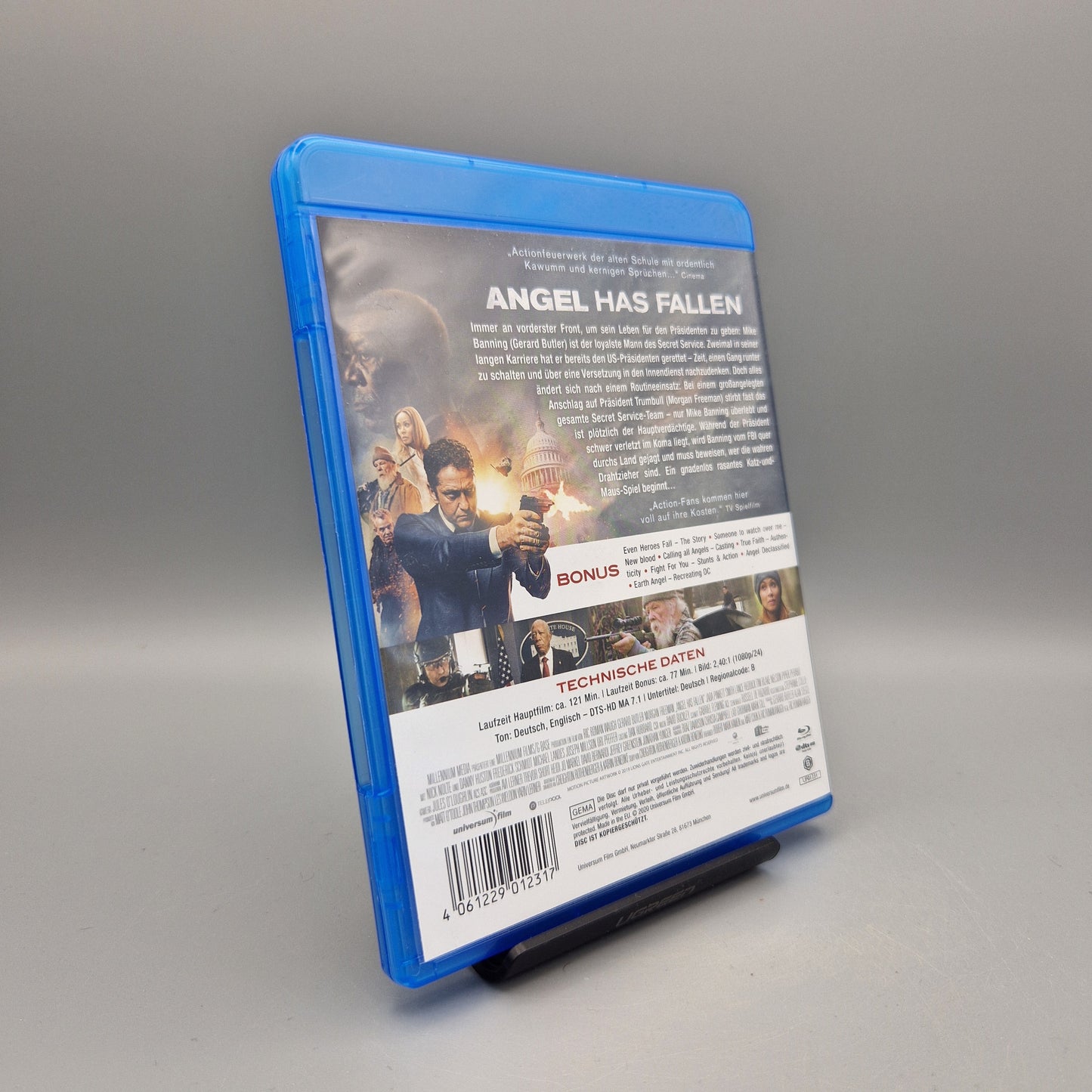 Blu-Ray Film: Angel Has Fallen Gerard Butler & Morgan Freeman Zustand: Sehr Gut
