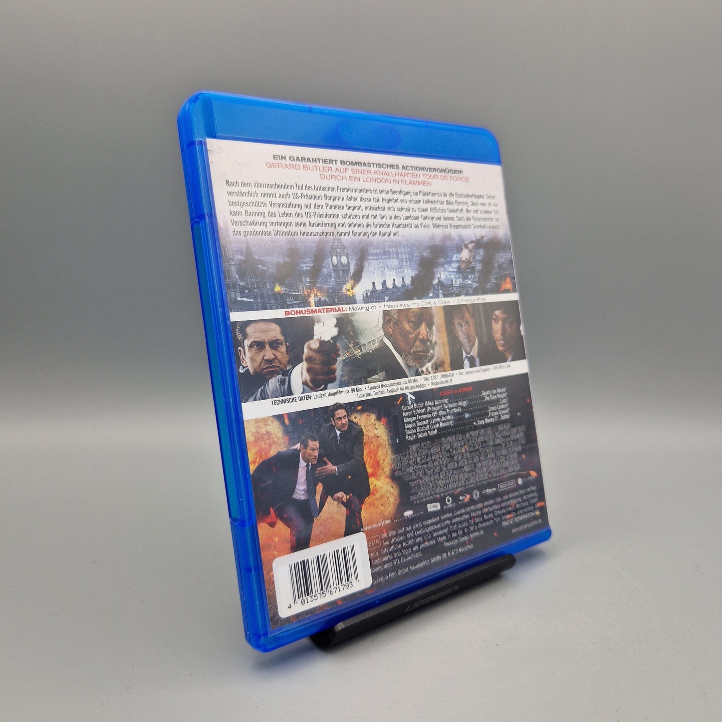 Blu-Ray Film: London has fallen Gerard Butler & Morgan Freeman Zustand: Sehr Gut