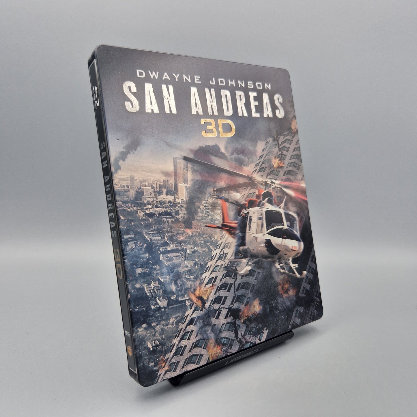 Blu-Ray Film: San Andreas 3D + 2D Steelbook Zustand: Gut