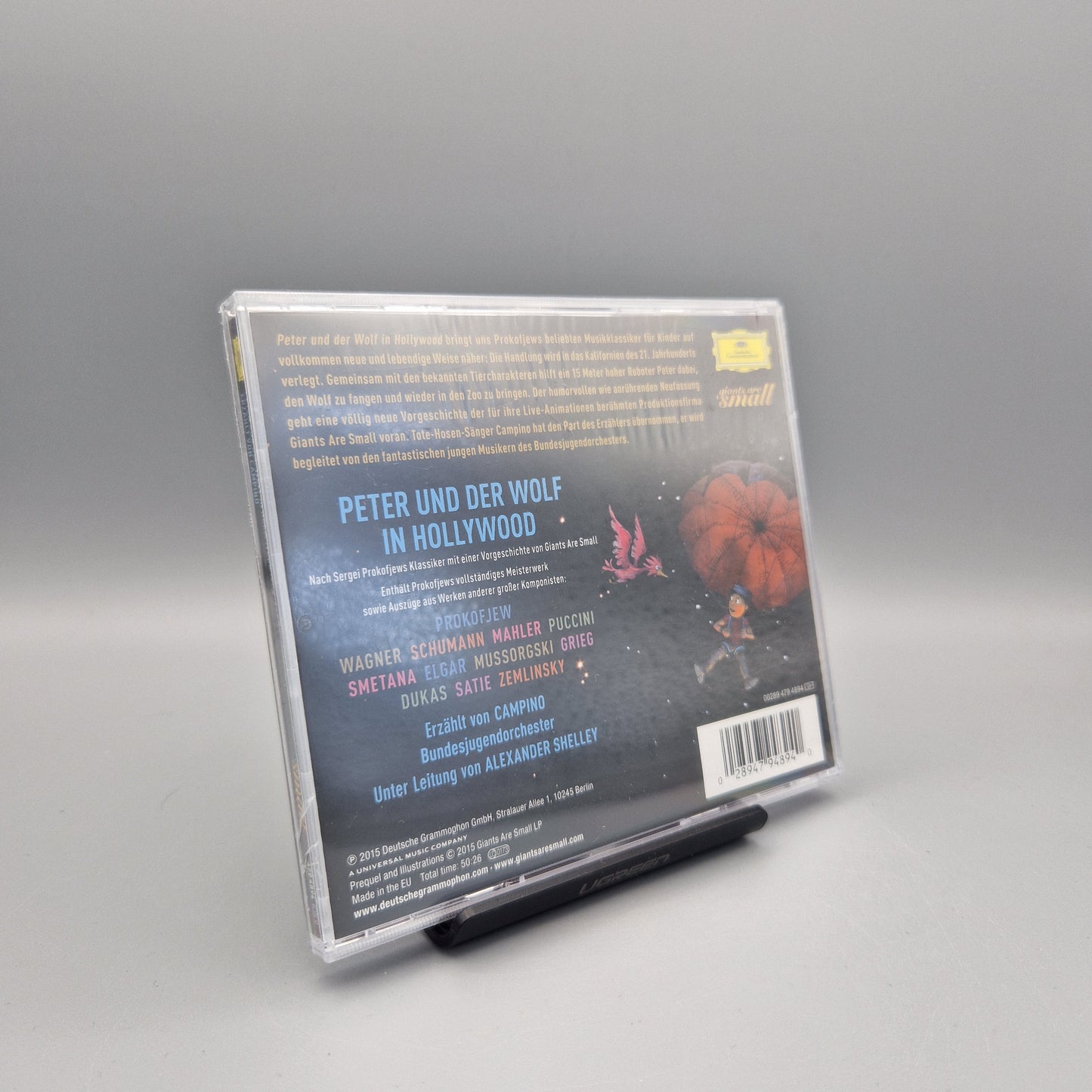 Music CD: Peter und der Wolf in Hollywood erzählt von Campino