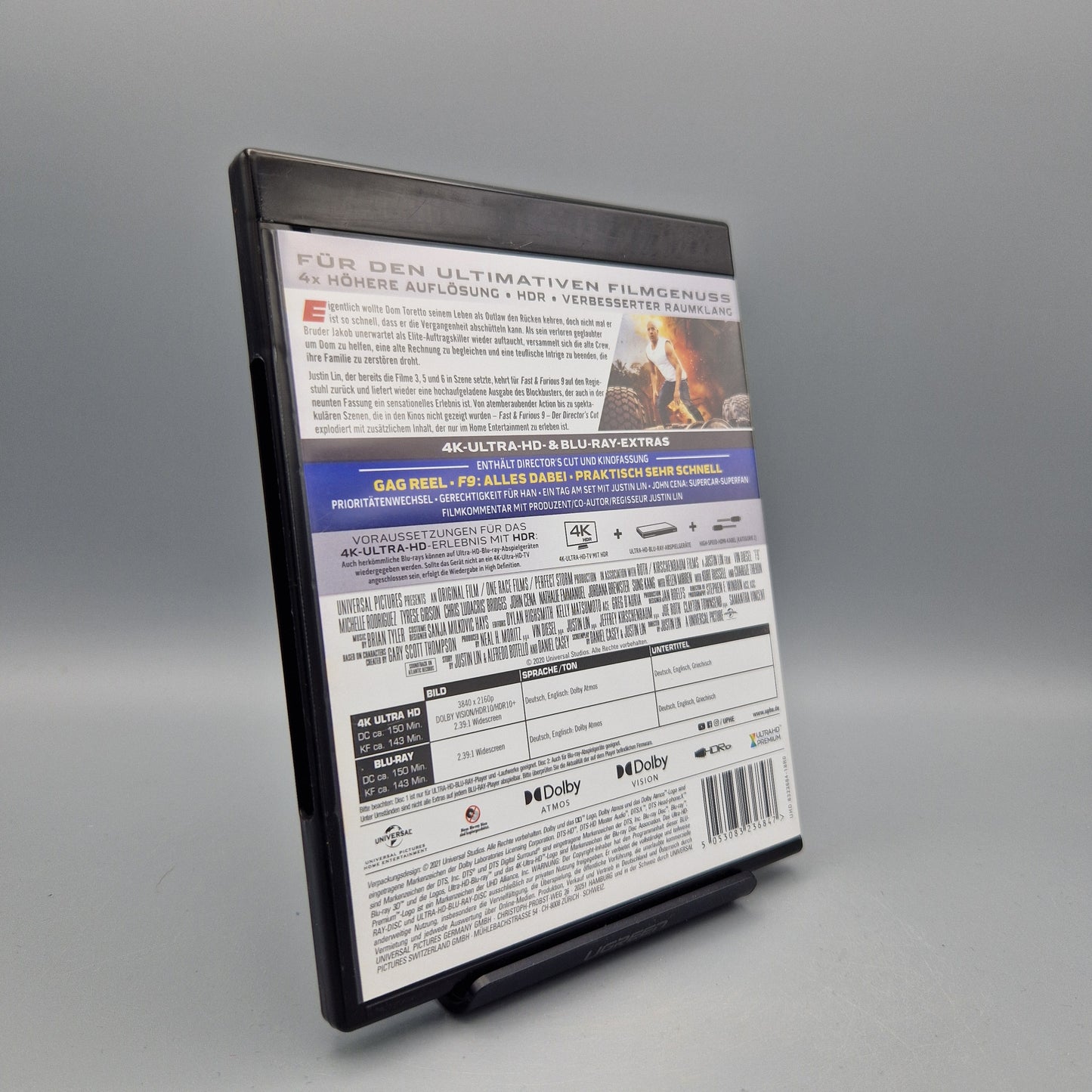 Blu-Ray Film: 4K Ultra HD Fast & Furious 9 Zustand: Sehr Gut