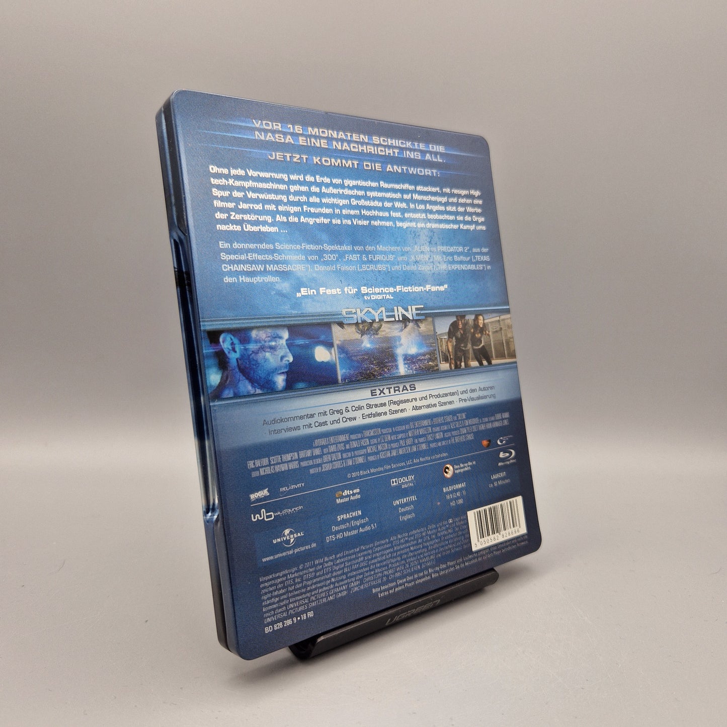 Blu-Ray Film: Skyline Steelbook Zustand: Gut