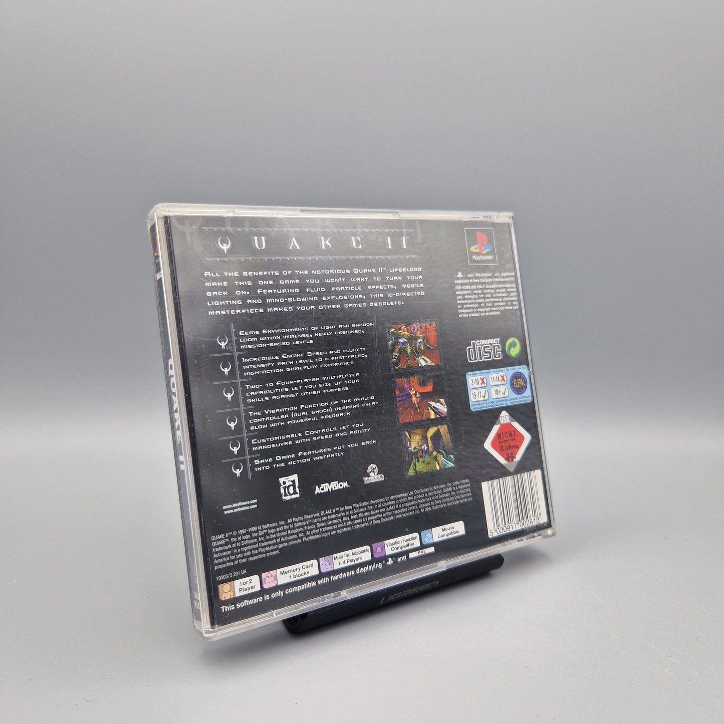 Playstation 1 Spiel: Quake II aus Raucherhaushalt