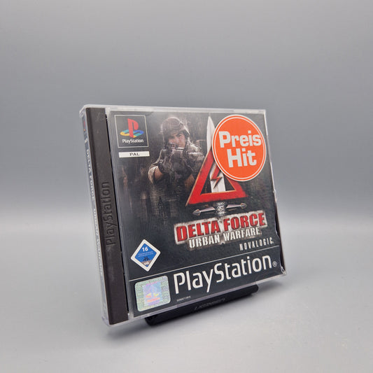 Playstation 1 Spiel: Delta Force - Urban Warfare		Hülle defekt