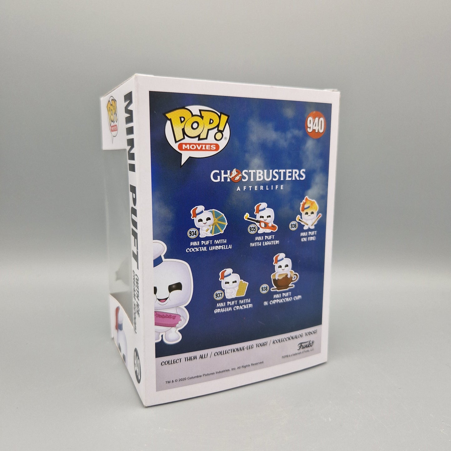 Funko Pop! Movies Ghostbusters - Afterlife #940 Mini Puft (with Ice Cream Scoop) Special Edition