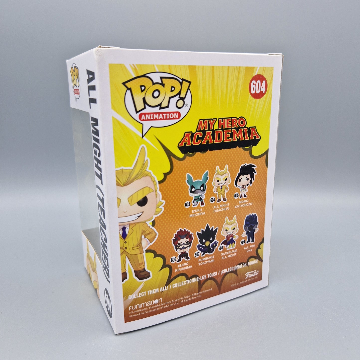 Funko Pop! Animation My Hero Academia #604 All Might (Teacher) Vinylfigur