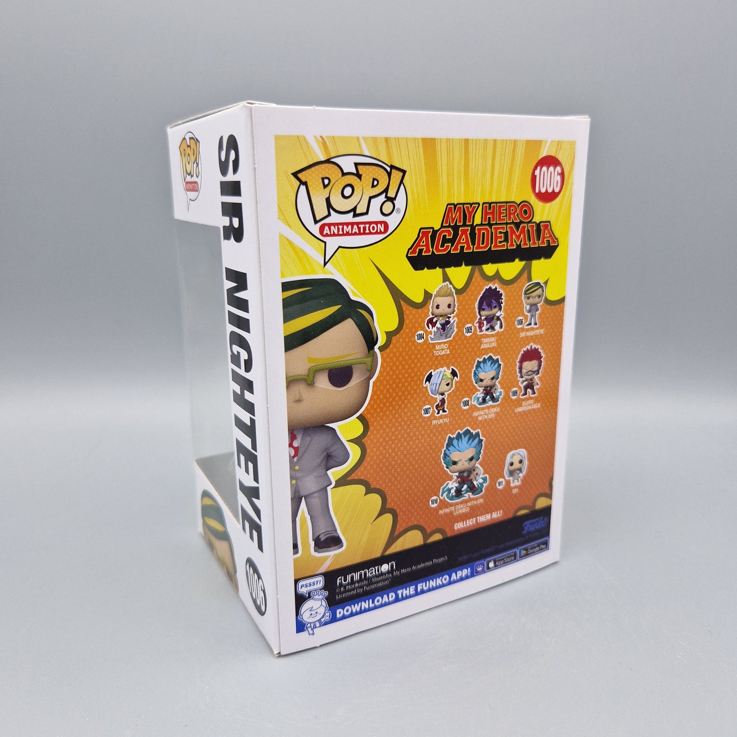 Funko Pop! Animation My Hero Academia #1006 Sir Nighteye Vinylfigur