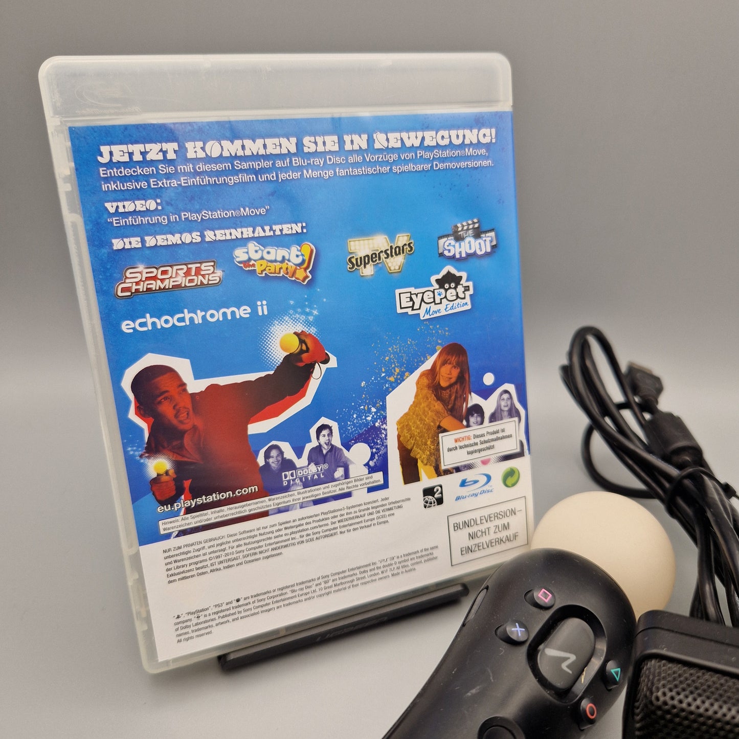 Sony Playstation 3 Move Motion Starter Set: Controller, Kamera und Starter-Disc