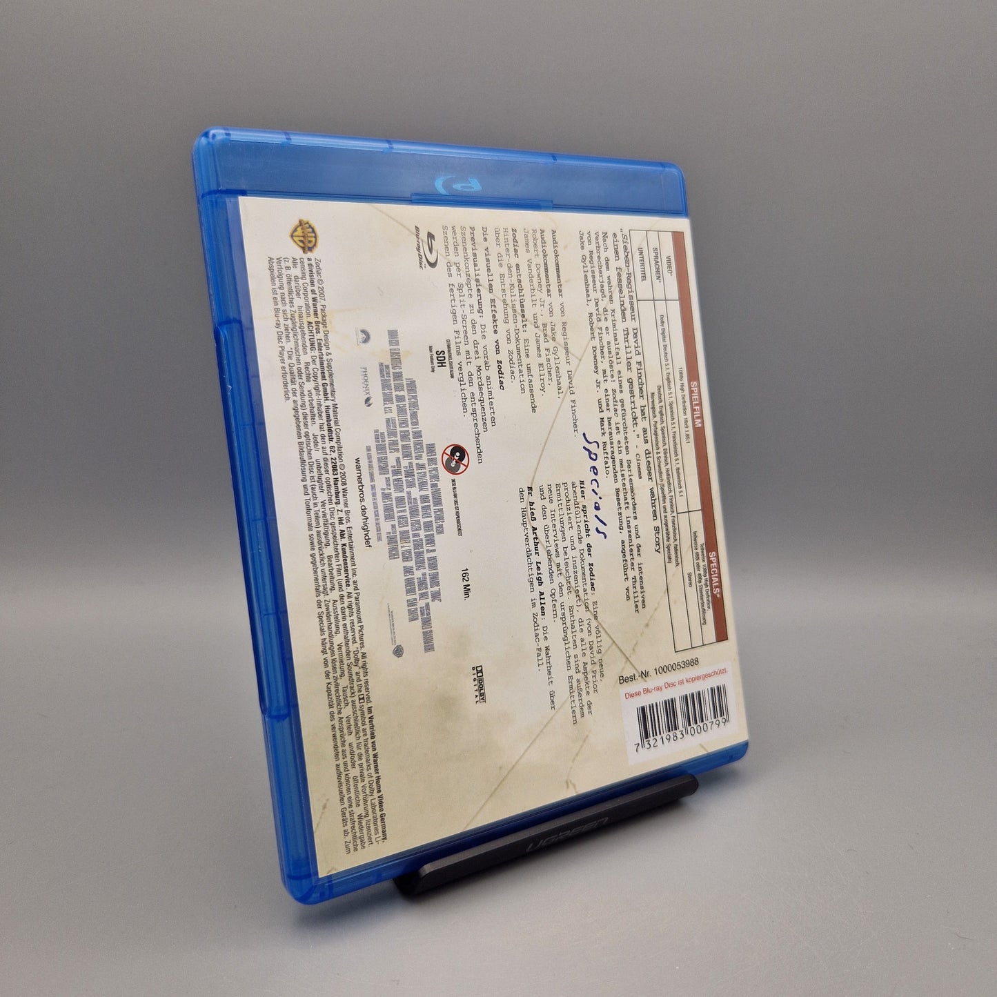 Blu-Ray Film: Zodiac - Die Spur des Killers Zustand: Sehr Gut