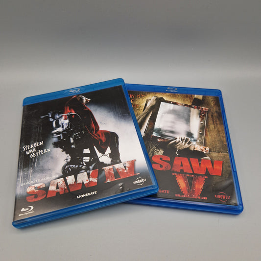 Blu-Ray Film: 2-Film Set: Saw IV und Saw V
