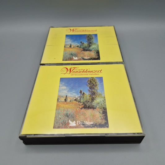 Musik CD: Das große Wunschkonzert - 120 bezaubernde Melodien 1 - 3 und 4 - 5	5 CD's	Das Beste - Reader's Digest