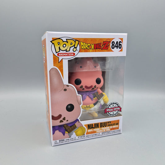 Funko Pop! Animation	Dragon Ball Z	#846	Majin Buu with Chocolate Bar	Special Edition