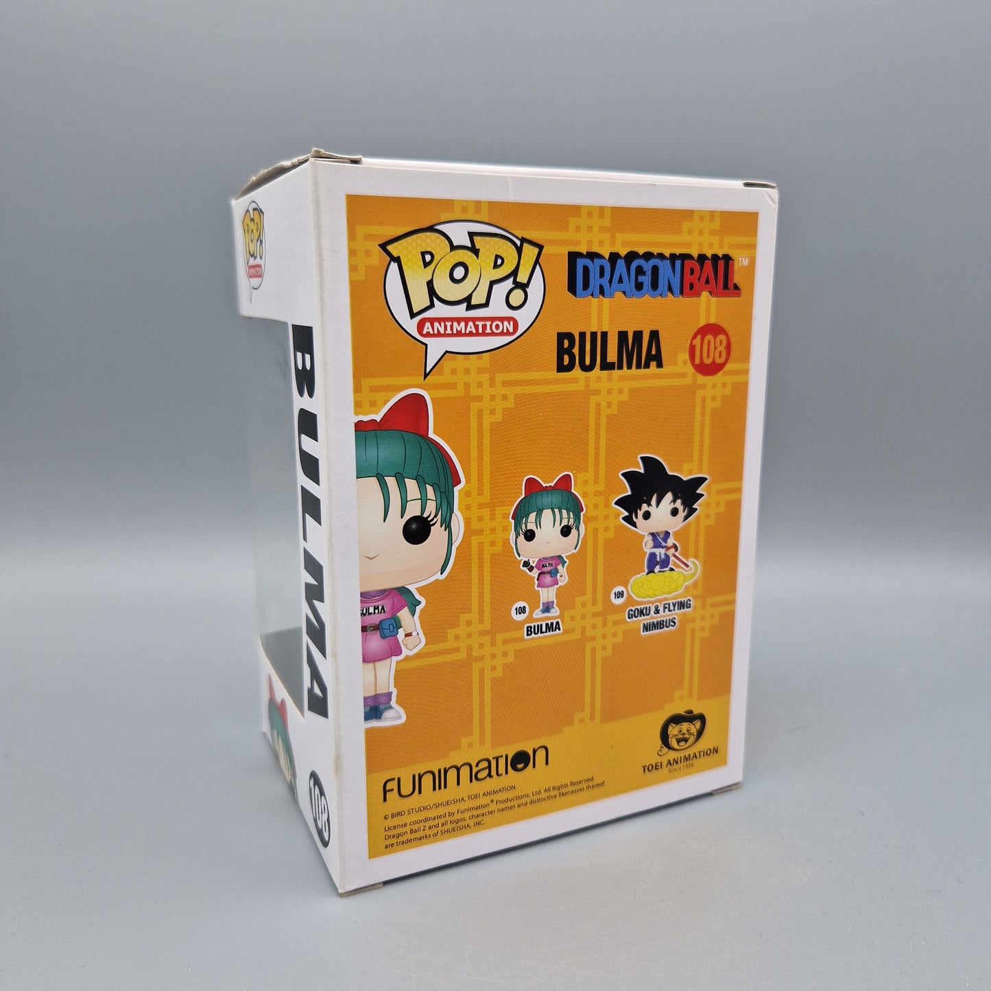 Funko Pop! Animation Dragon Ball #108 Bulma Vinylfigur