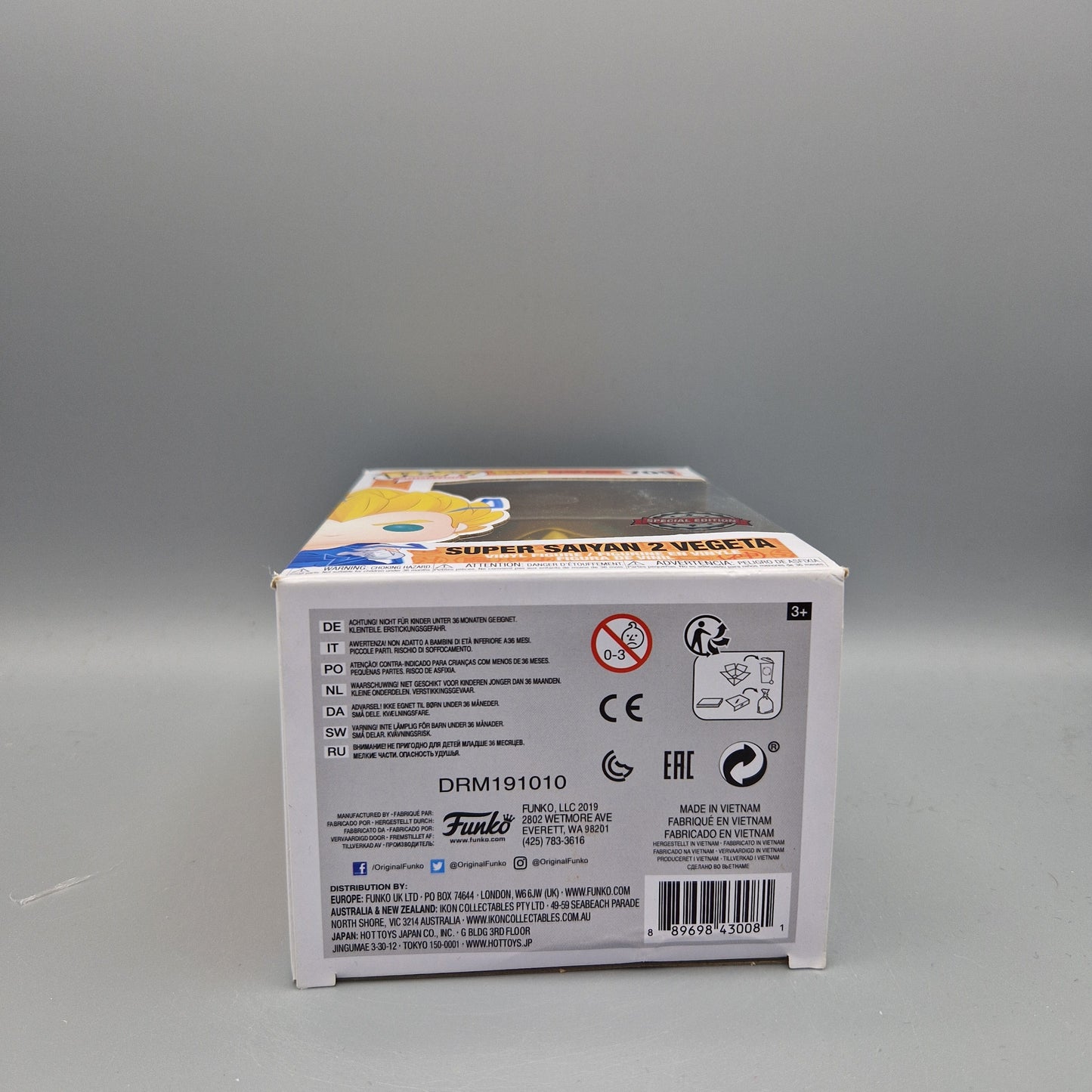 Funko Pop! Animation	Dragon Ball Z	#709	Super Saiyan 2 Vegeta	Special Edition