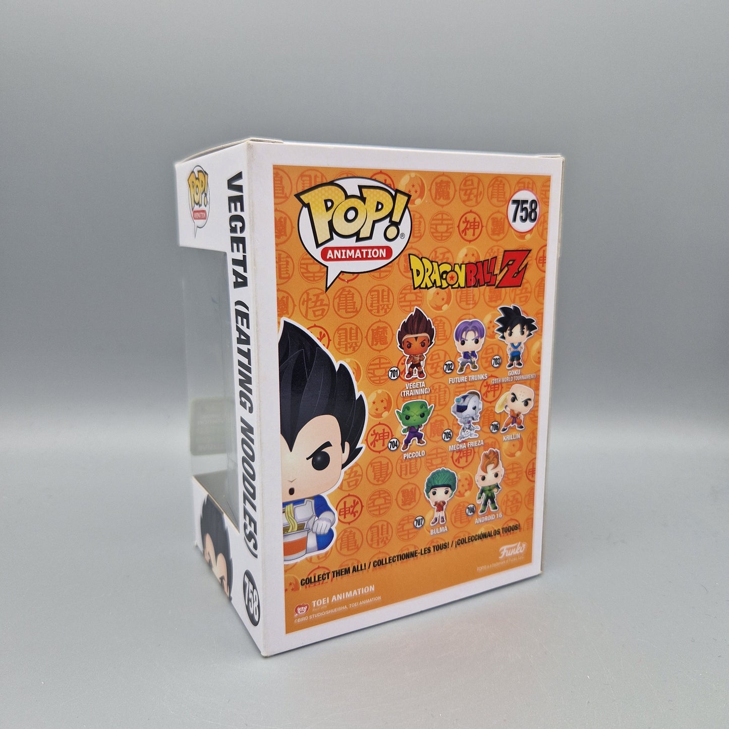 Funko Pop! Animation Dragon Ball Z #758 Vegeta (Eating Noodles) 2020 Spring Convention
