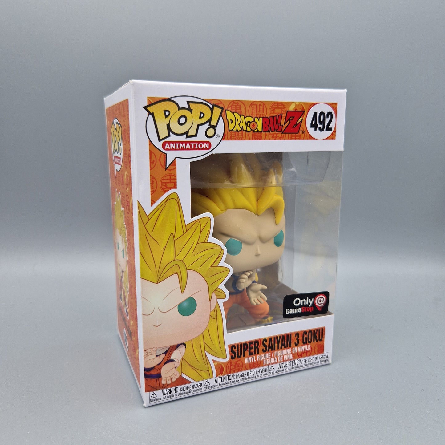 Funko Pop! Animation Dragon Ball Z #492 Super Saiyan 3 Goku Vinylfigur
