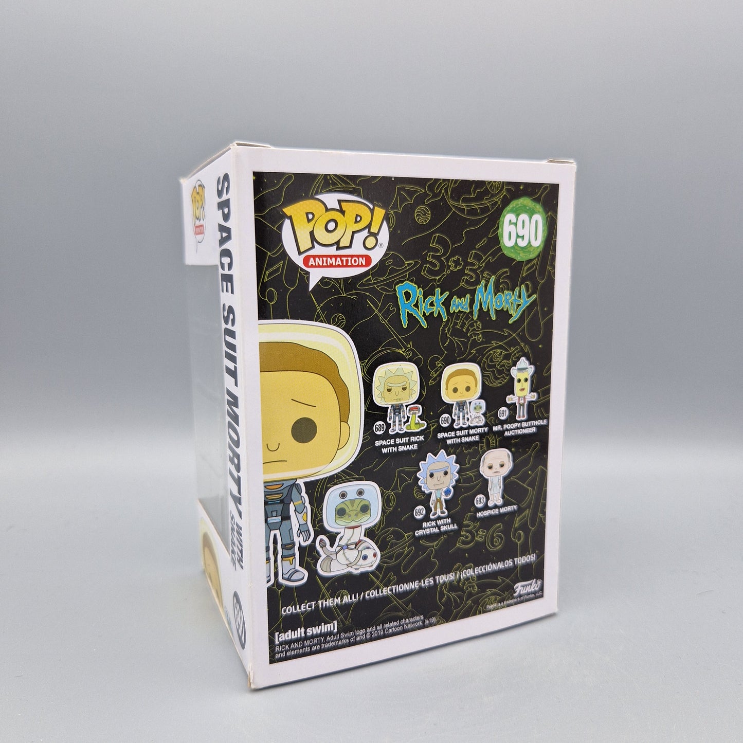 Funko Pop! Animation Rick and Morty #690 Space Suit Morty with Snake Vinylfigur