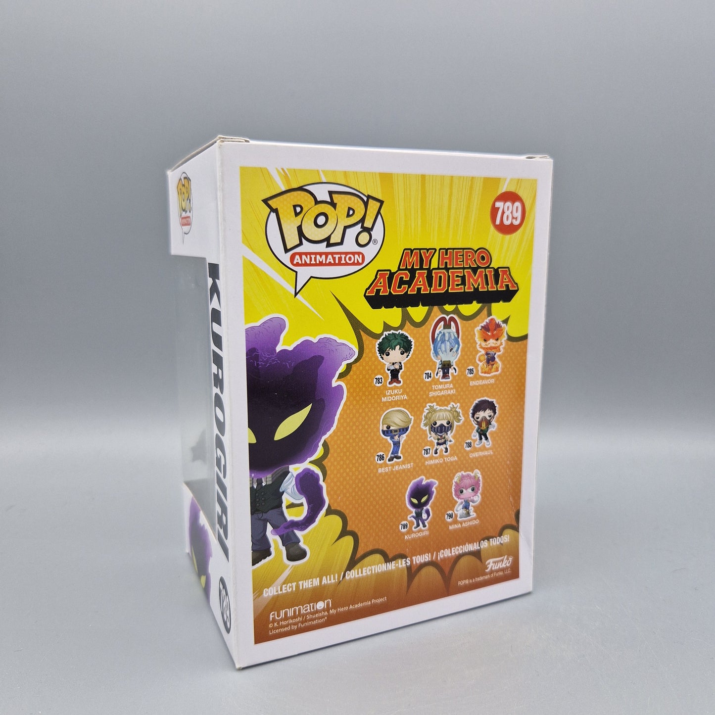 Funko Pop! Animation	My Hero Academia	#789	Kurogiri	Glows in the Dark