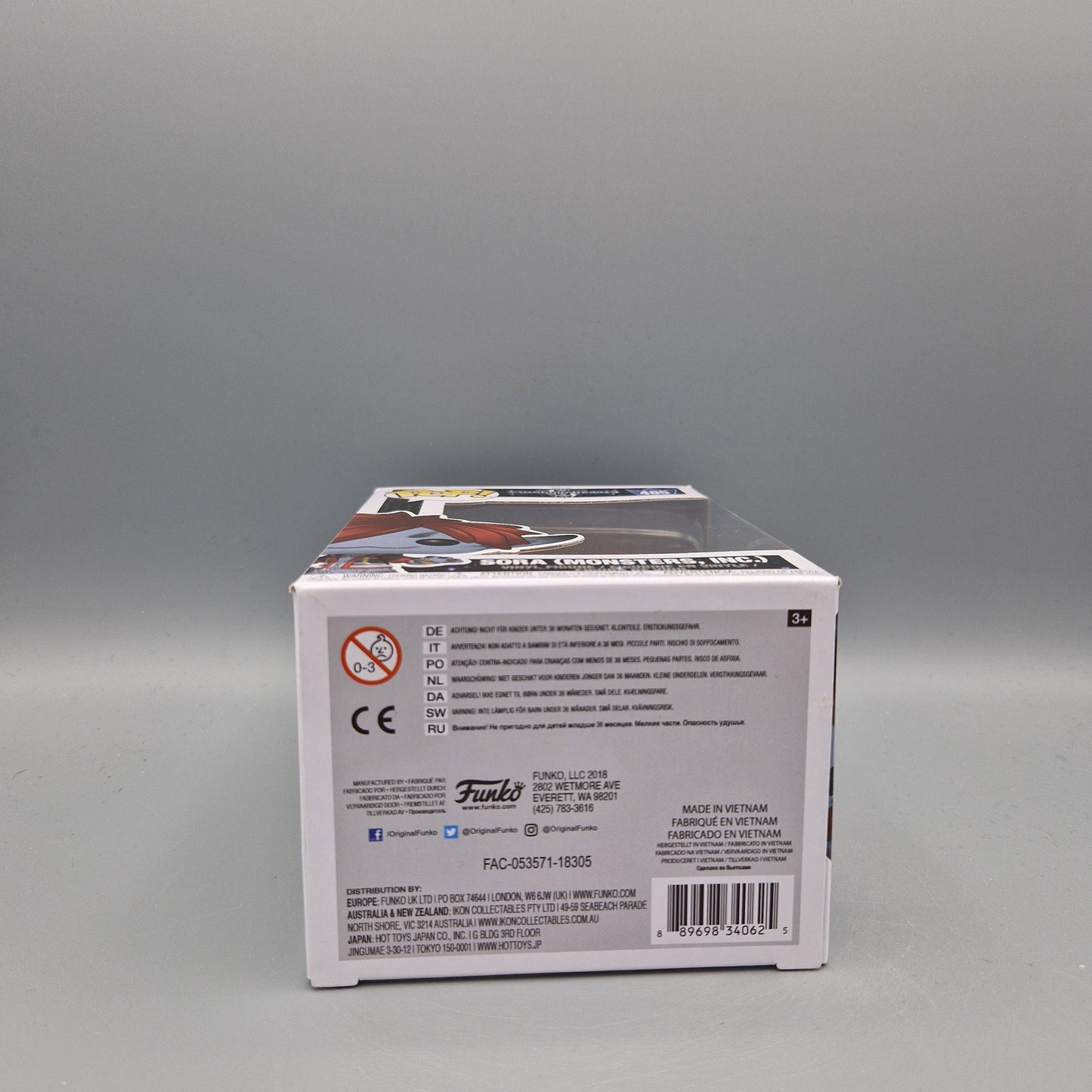 Funko Pop! Disney - Kingdom Hearts	#485	Sora (Monsters, Inc.) (Orange)		Vinylfigur