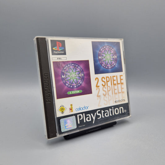 Playstation 1 Spiel: Wer wird Millionär? 1 und 2 im Set			Zustand:	Gut