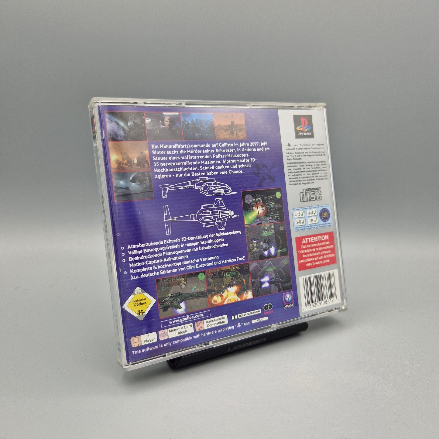 Playstation 1 Spiel: G-Police Platinum Zustand: Gut