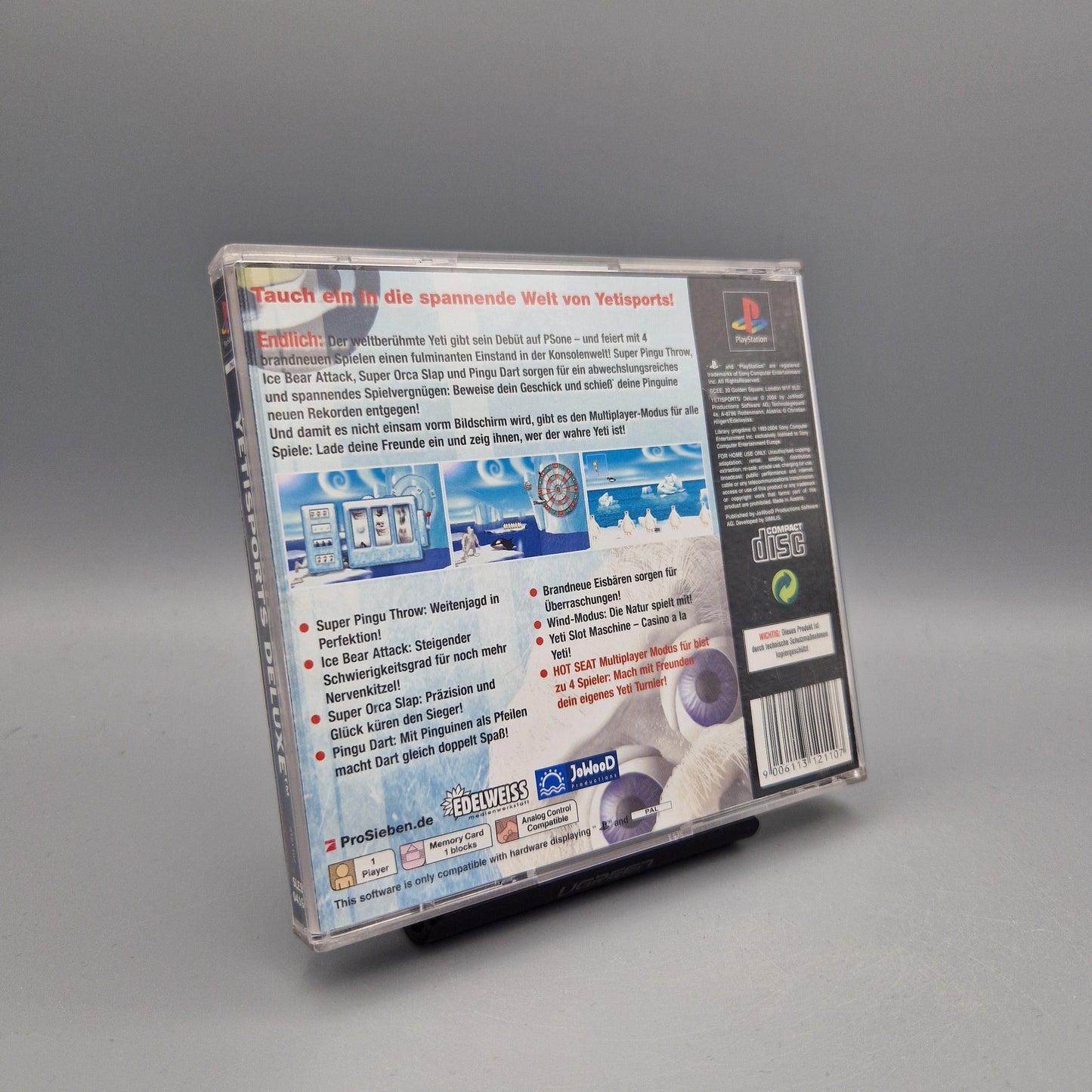 Playstation 1 Spiel: Yetisports Deluxe Zustand: Gut