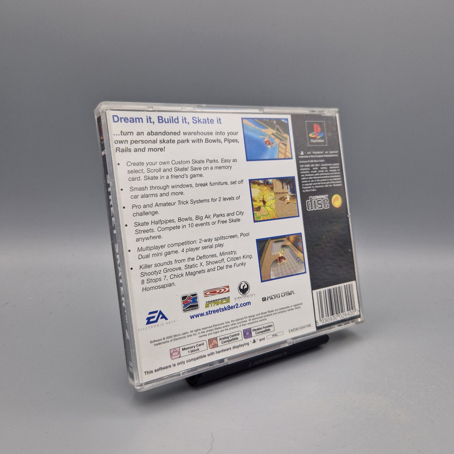 Playstation 1 Spiel: Street Skater 2 Zustand: Gut