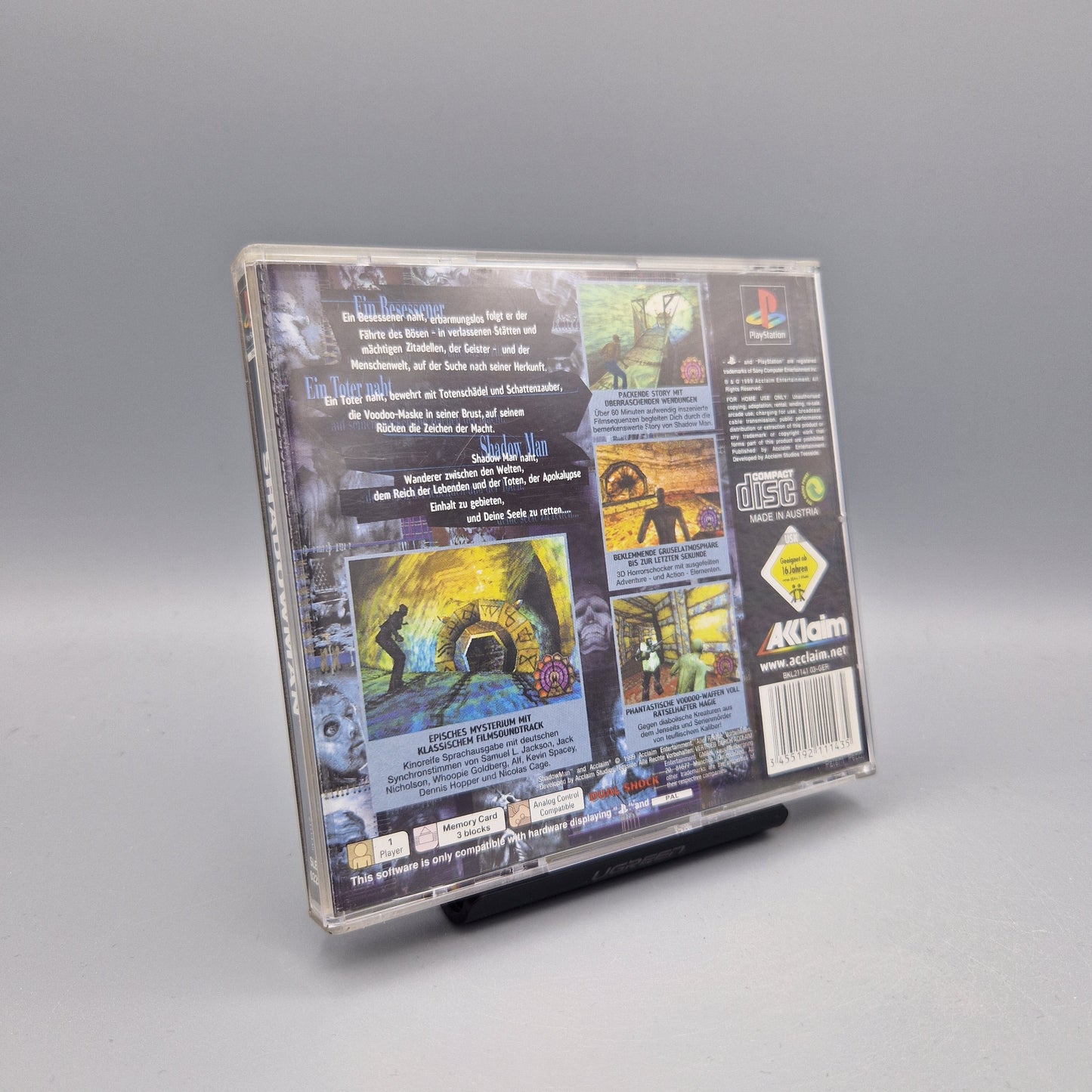 Playstation 1 Spiel: Shadowman - Rette deine Seele			Zustand:	Gut