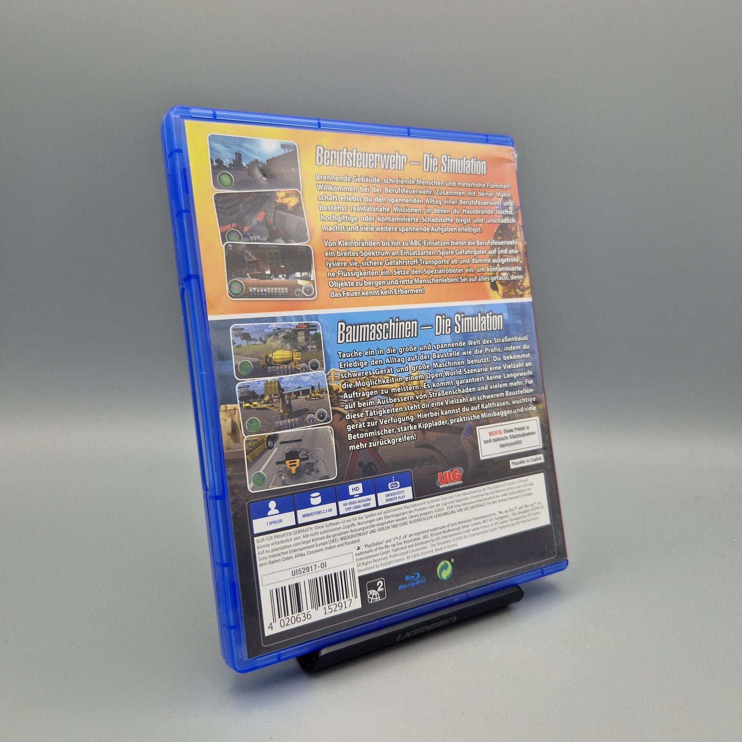 Playstation 4 Spiel: Alltagshelden - Feuerwehr & Bau