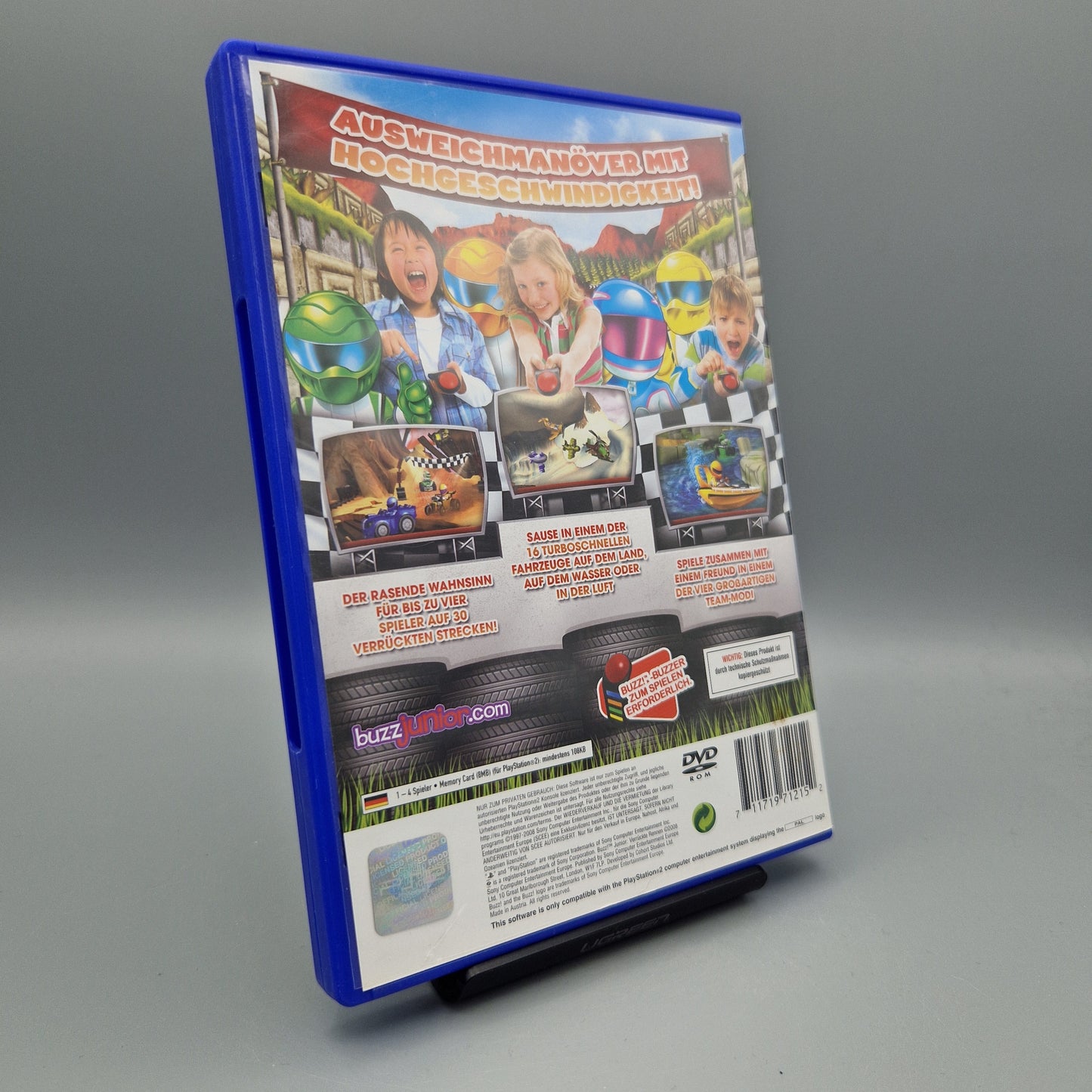 Playstation 2 Spiel: Buzz Junior - Verrückte Rennen