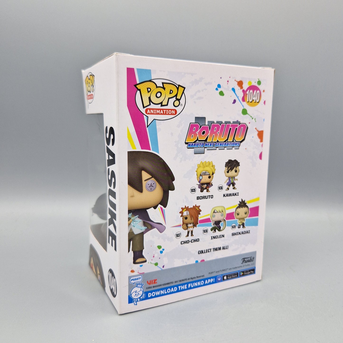 Funko Pop! Animation Boruto #1040 Sasuke Glow Chase
