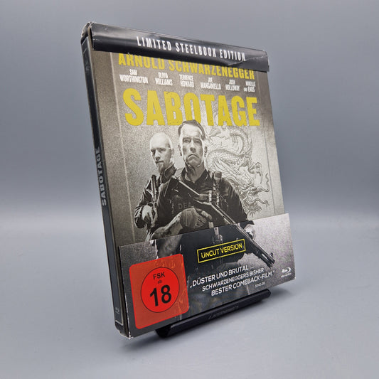 Blu-Ray Film: Sabotage	Steelbook	Schwarzenegger