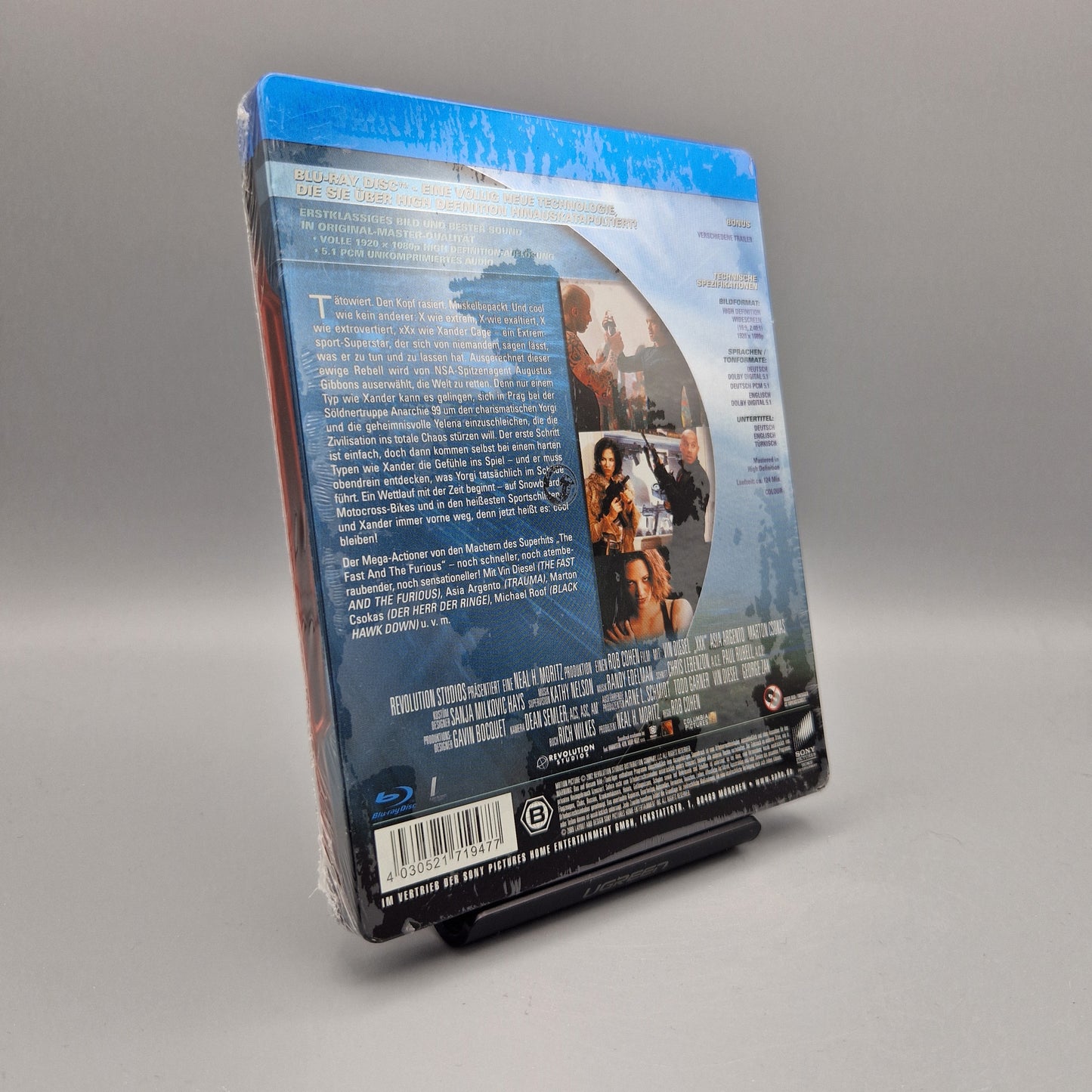 Blu-Ray Film: xXx – Triple X Steelbook Folie unten aufgerissen NEU